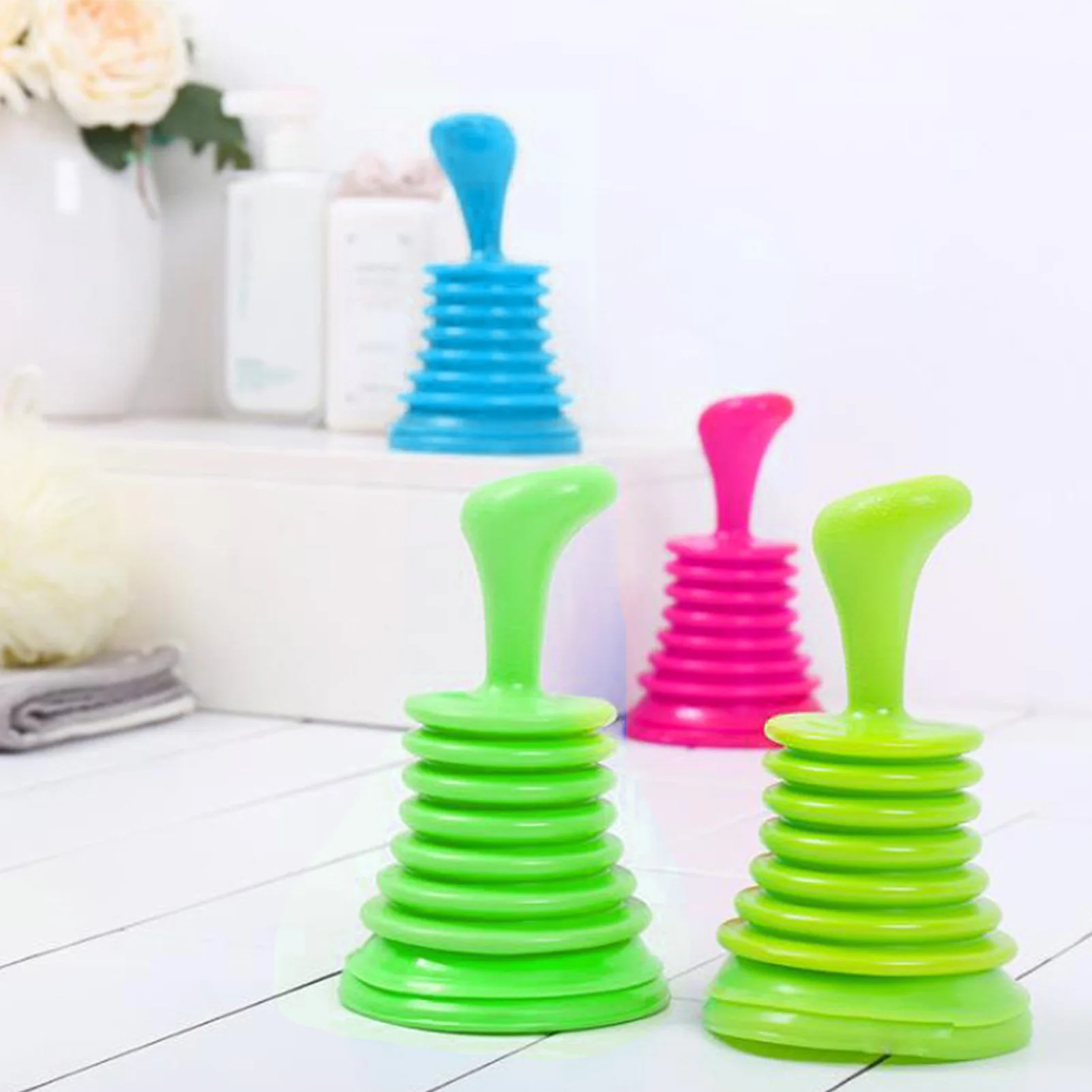 

Kitchen Sink and Drain Plunger Hand Held Household Cleaner