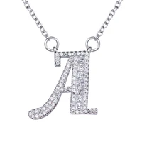 bettyue initial alphabet letter a z necklace fashion jewelry pendant wedding party