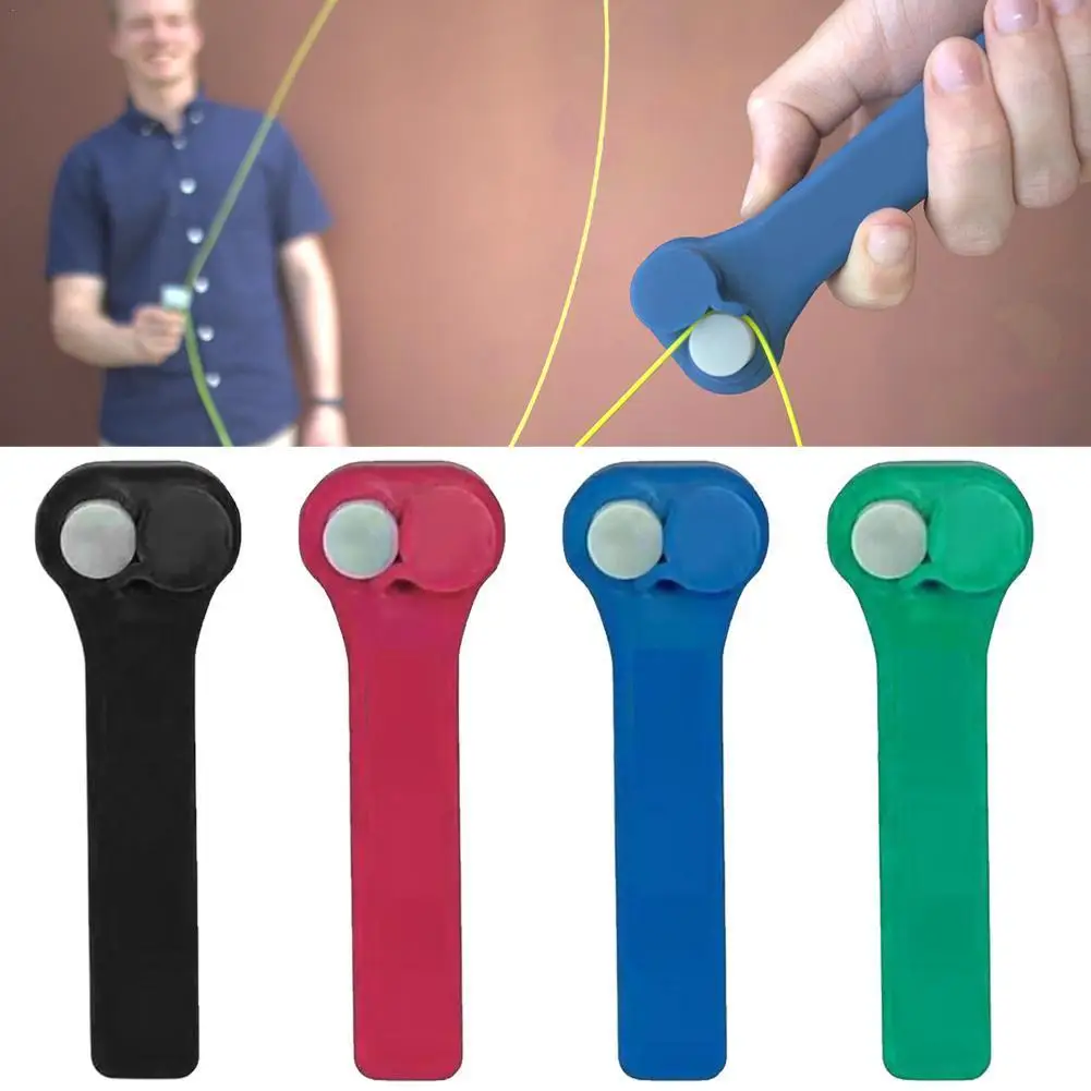 

Веревочный пусковой механизм интересный Забавный Электрический веревочный пистолет игрушка для детей взрослых Веревка на молнии Thruster заб...