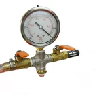 Набор манометров 14 дюйма с клапаном для вакуумной дегазирующей крышки камеры, акриловая крышка толщиной 12 или 34 дюйма