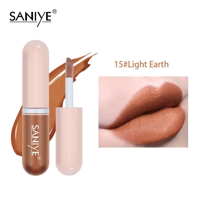 

Capsule Lip Gloss 12-color Easy-to-carry Non-stick Cup Matte Easy-to-color Lip Glaze Liquid Matte Lipstick Long-lasting Makeup