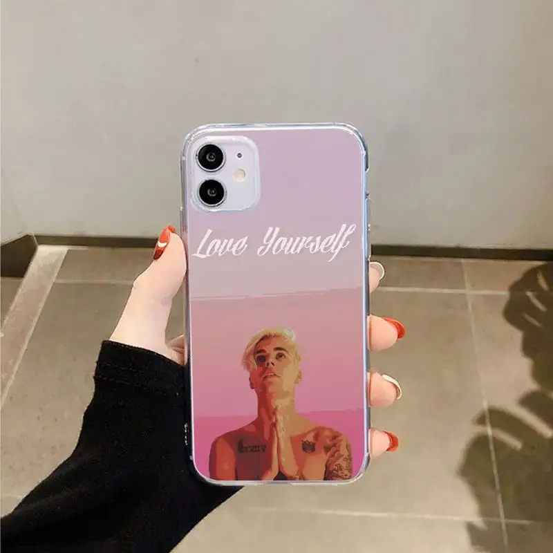 

justin bieber justice Phone Cases Transparent for iPhone 6 7 8 11 12 s mini pro X XS XR MAX Plus