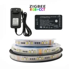 Светодиодная лента Zigbee 3,0 RGBCCT, 5 м10 м, голосовое управление Alexa Google Home + адаптер питания