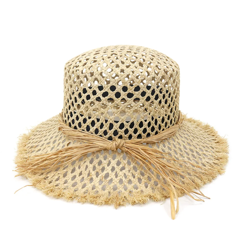 Соломенная шляпа Луффи женская летняя Солнцезащитная пляжная одежда с широкими