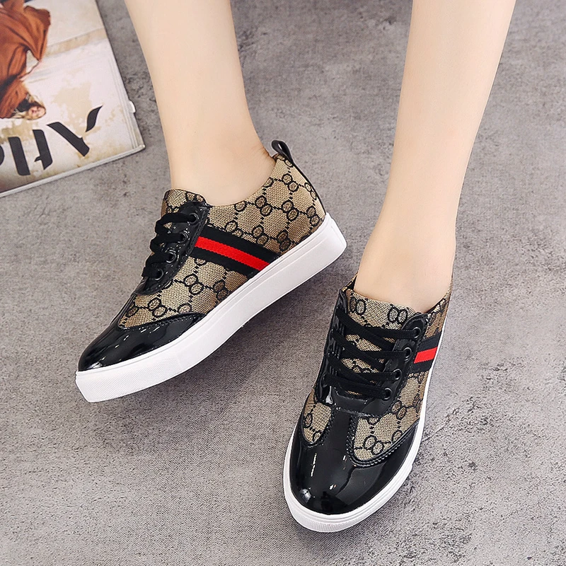 Ботинки из ПУ-кожи на шнуровке женские туфли удобные дамские плоской подошве