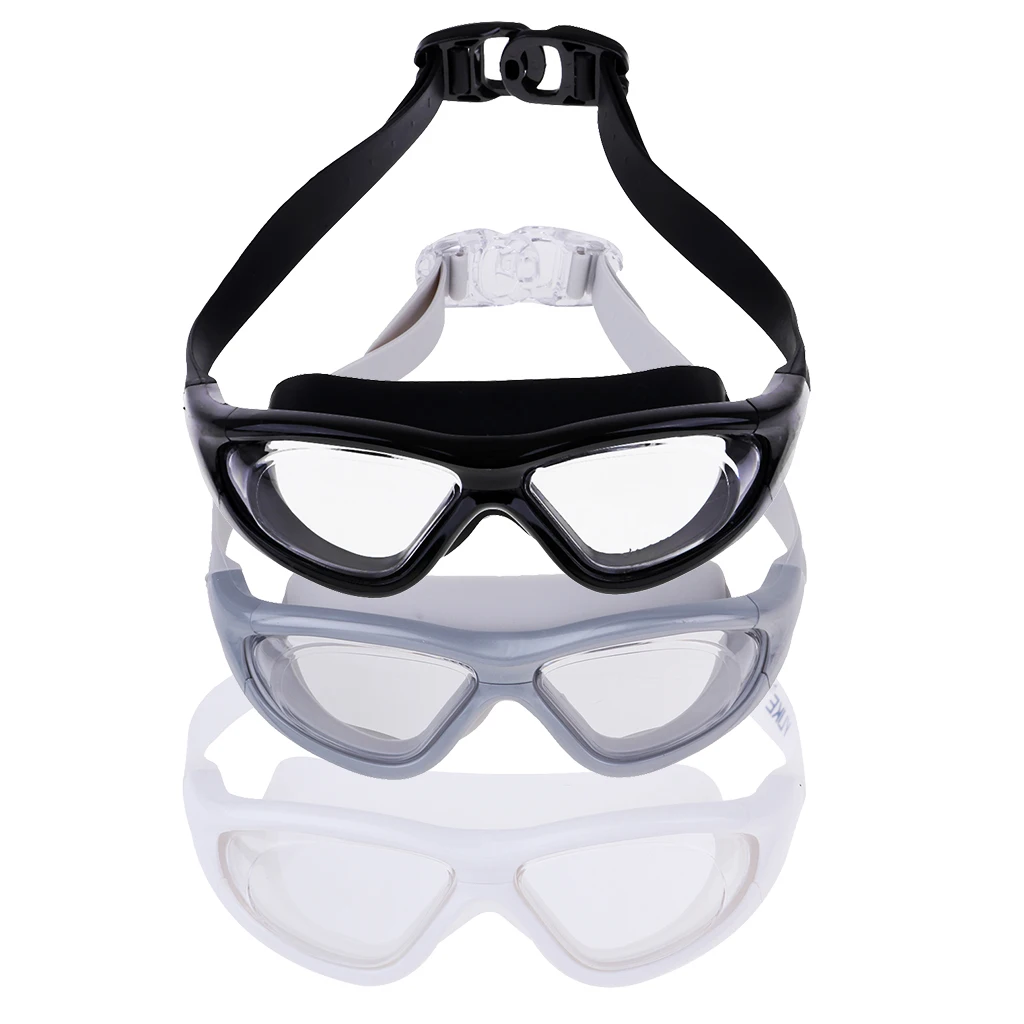 

Leakproof UV Protection Swimming Swim Goggles Glasses Free Protective Case Big Frame Swimming Goggles