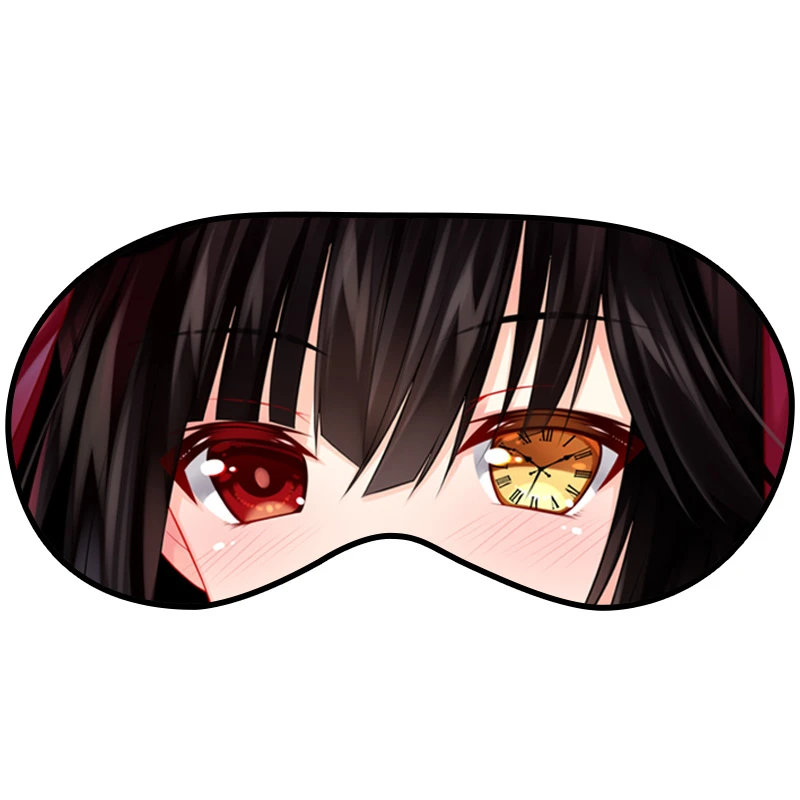 Маска для глаз с принтом токисаки куруми из мультфильма свидание и прямая