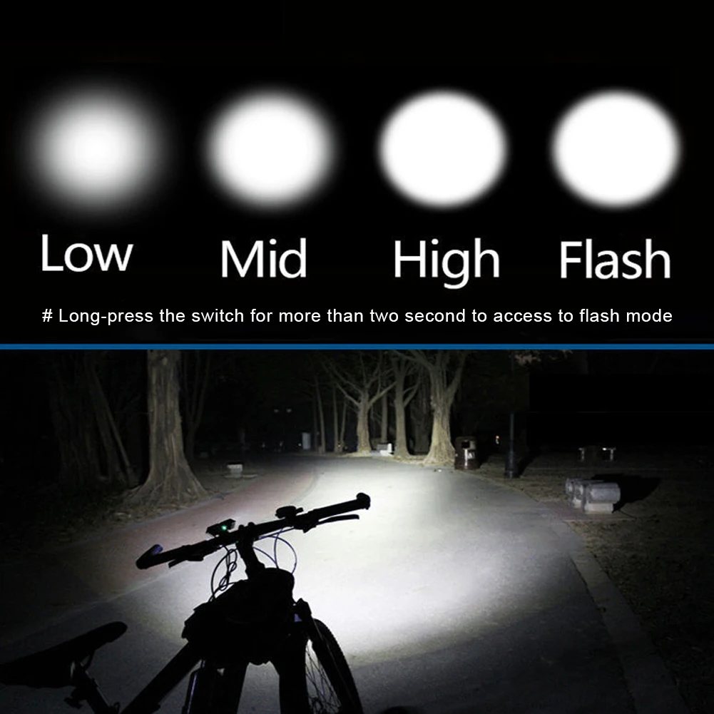 12000LM блики USB зарядка T6 светодиодный 4 уровневый велосипедный светильник Ipx 7