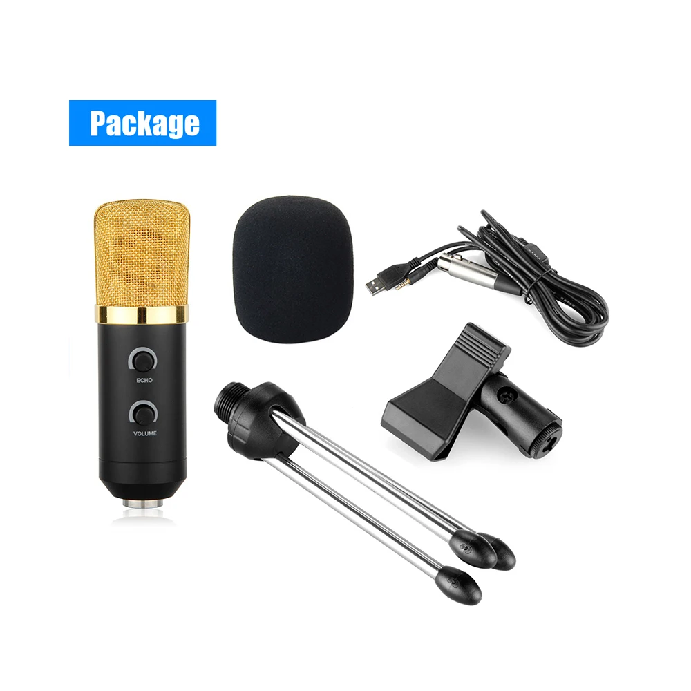 

USB Professional Studio Microphone Condenser Sound Recording Microphonewith Cardioid Studio Recording Mic for PC Laptop tablet