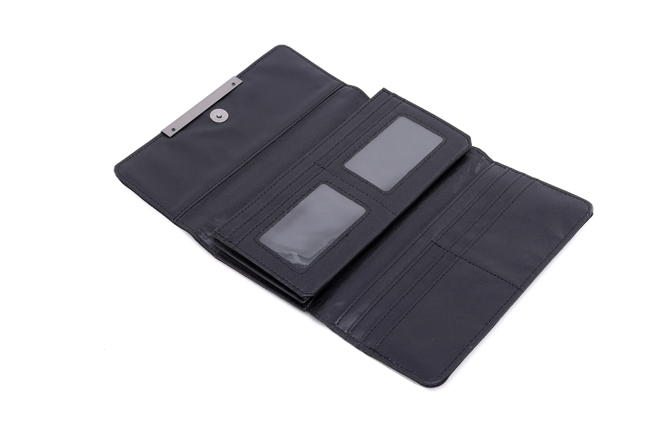 Женские кошельки оптом три сложения Волшебная светящаяся сумочка длинная ретро