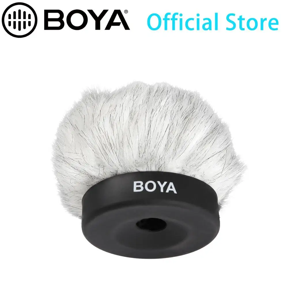BOYA BY P50 пушистый наружный микрофон для интервью ветровое стекло муфта дробовика