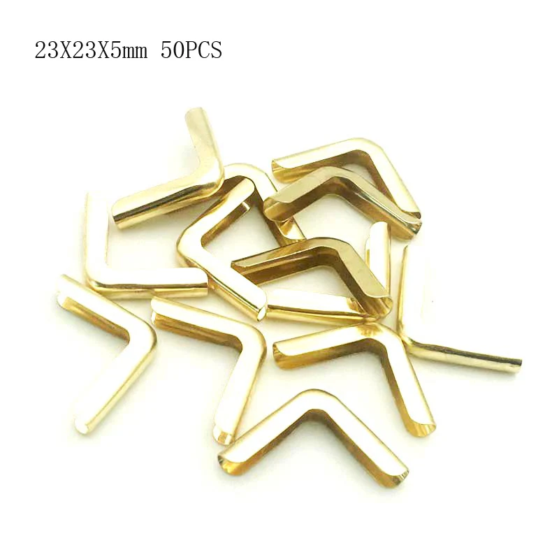 

Металлические золотые углы для книг, скрапбукинга, фотоальбомов, меню, защитные углы, металлические поделки, украшение «сделай сам» 23x23x5 мм, ...