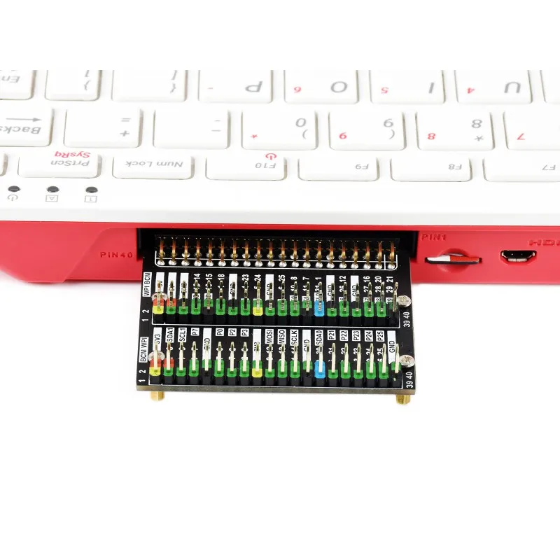 Raspberry Pi 400 GPIO заголовок адаптер расширение 2x 40-контактный разъем | Компьютеры и