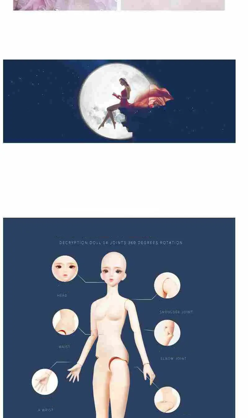 62 см BJD кукла 1/3 шарнир тела ручная роспись набор для макияжа с одеждой обувь ювелирные изделия и Подарочная коробка SD куклы высокого качества игрушка
