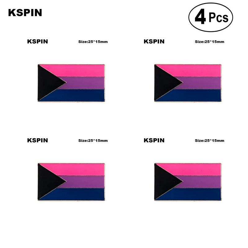 

Pride Lapel Pin Flag badge Brooch Pins Badges 4Pcs a Lot