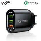 IONCT универсальное 18 Вт qc 3,0 4,0 USB настенное быстрое зарядное устройство для Iphone EU вилка Мобильный телефон Быстрая зарядка Samsug Huawei зарядное устройство