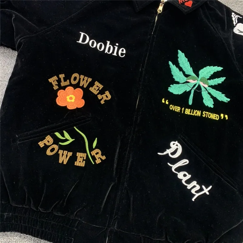 

Heavy Fabric CPFM.XYZ Souvenir Jacket Men Women 1:1 High Quality Embroidered Sunlight MA-1 Bomber Coat Stitching Jackets