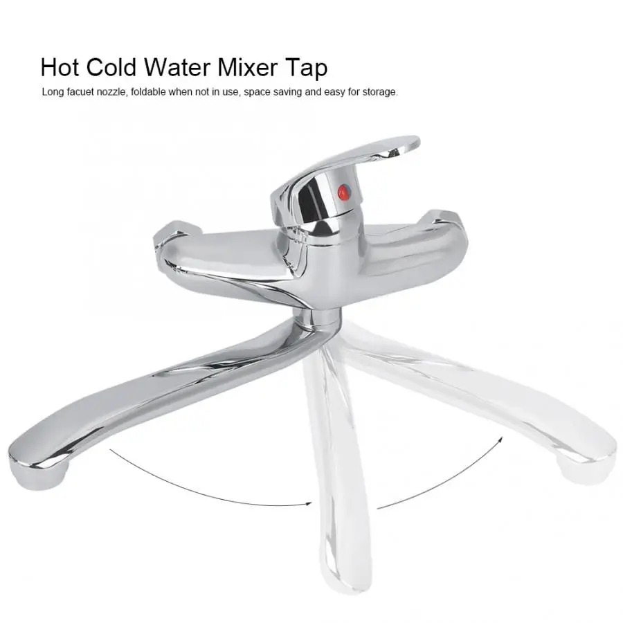 Hand Wash Tools Wall Mounted Kitchen Sink Faucet Hot Cold Water Mixer Tap Double Holes Filter | Обустройство дома