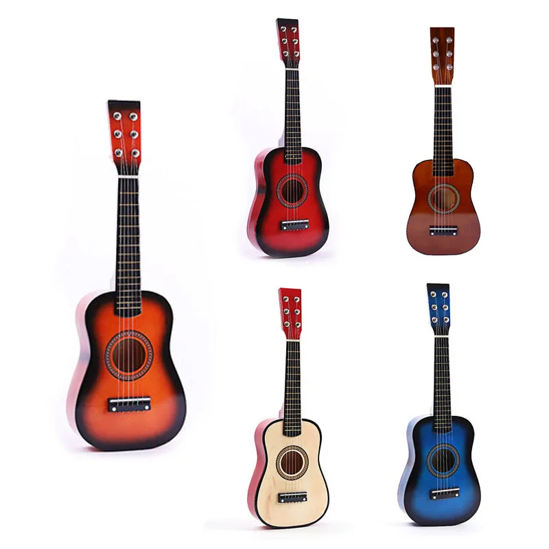 

21 inch Guitar Ukulele for Kids Acoustic Beginners 6 Strings Musical Instrument Mini Early Education Home Decoration