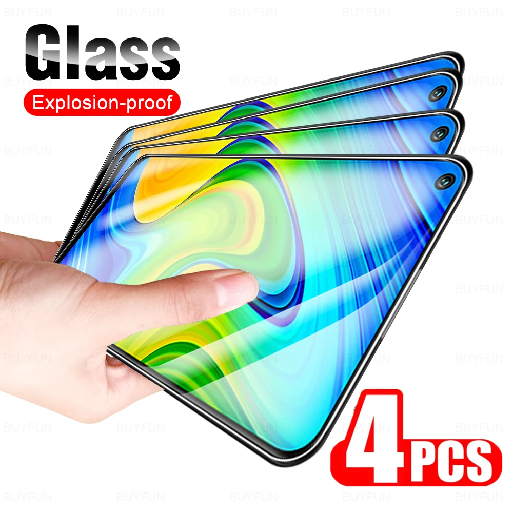 

4Pcs Tempered Protector Glass For Redmi Note 9 S T Pro For Xiaomi Redmy Note9 Max 9T 9S 9Pro 4G/5G Phone Screen Cover Film 2021