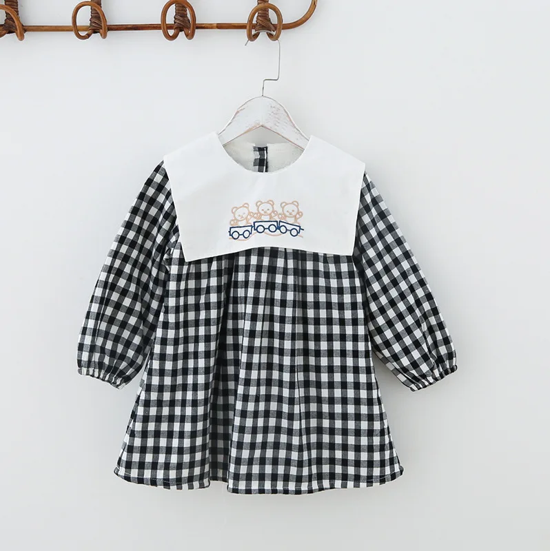 

DIIMUU Baby Children Girls Clothes Kids Wear Cartoon Dress Toddler Casual Summer Fashion Tops Cotton Skirt for 2-7 Years