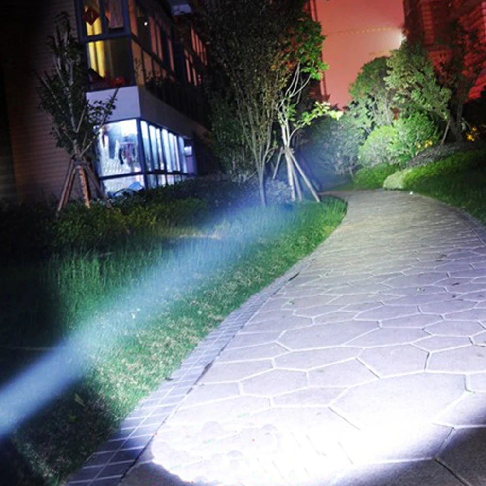 Portable led lanterna spotlight cree xm l2 xml t6 tactical rechargeable hunting LIGHT flashlight 18650 TORCH LAMP | Лампы и освещение
