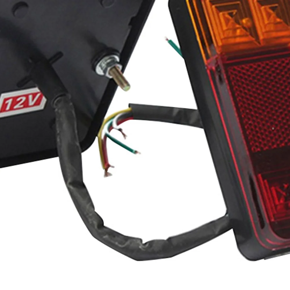 

2pcs 12V LED Trailer Tail Light Car Truck LED Rear Tail Light Lamp Warning Light Trailer Rear Lamp Taillight Car Light