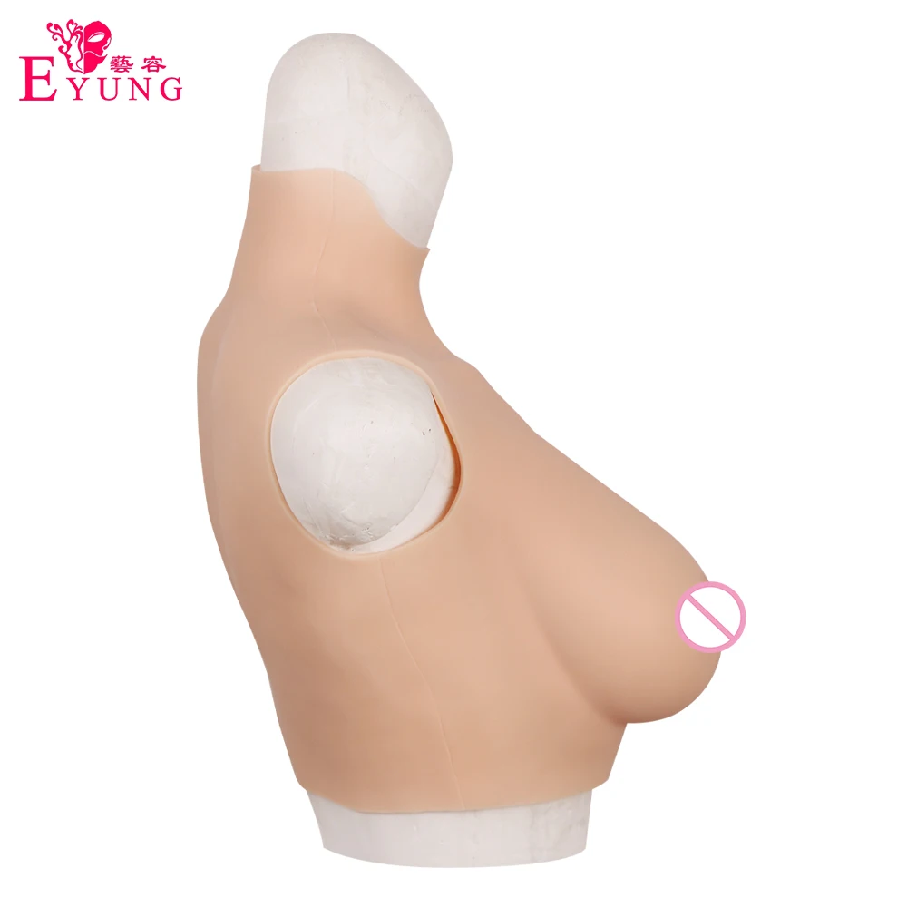 Силиконовая форма для груди E cup гелевая Наполняющая грудь чаша трансвеститов