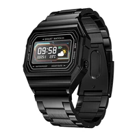 fashion steel band sports smart watch pedometer blood oxygen heart rate monitoring message notification waterproof watch