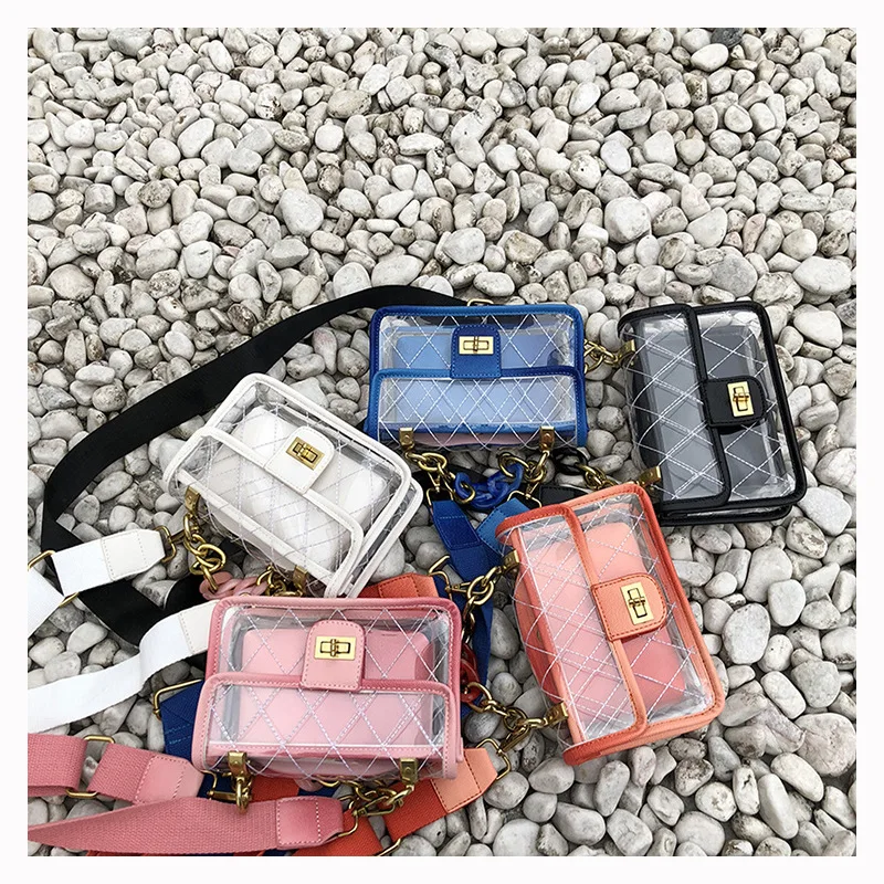 Новинка лета 2020 миниатюрная жидкая пляжная гелевая сумка через плечо женская