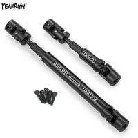 yeahrun 1pair metal drive shafts transmission shaft for 124 axial scx24 90081 rc rock crawler car parts