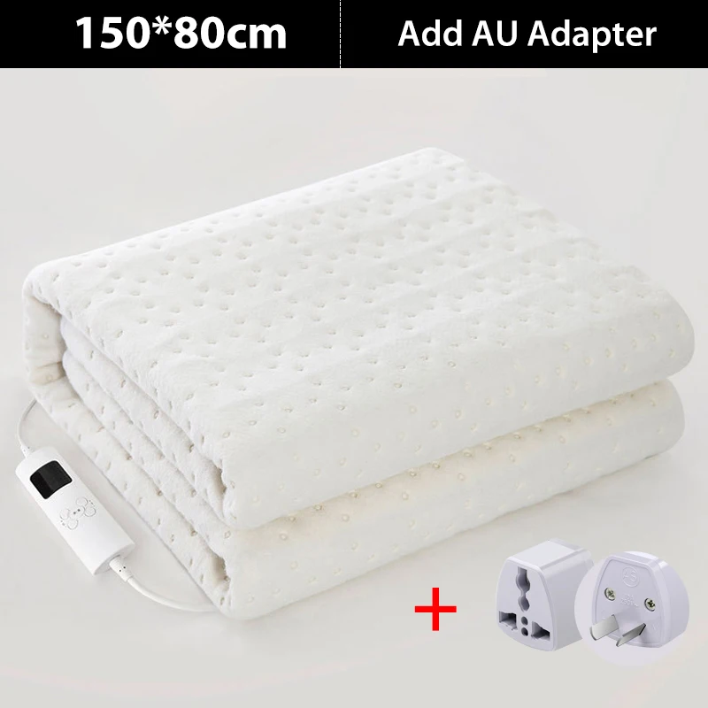 150x80 AU Adapter Xiaomi youpin, умное удаление клещей, электрическое одеяло, безопасность, синхронизация, интеллектуальный контроль температуры, удобная стирка для зимы - Color: 150x80 AU Adapter
