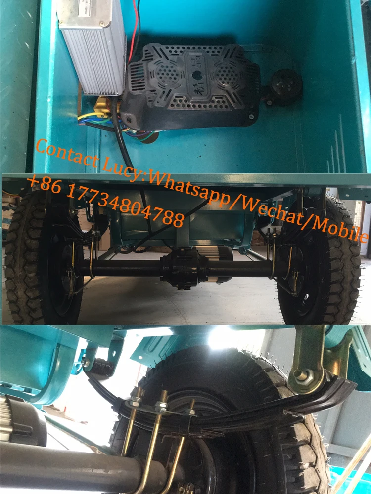 KN SLHC горячая Распродажа Панели солнечные Электрический грузовой трицикл 3 х