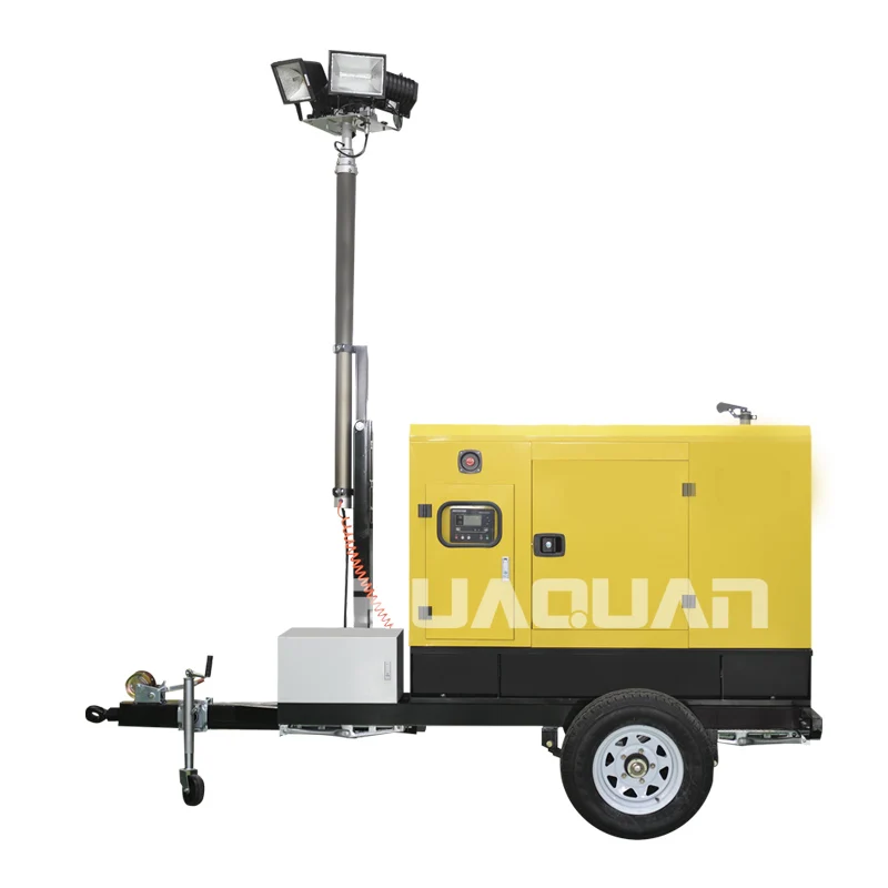 Глобальная гарантия 3-фазный портативный прожектор 15 кВт с генератором |