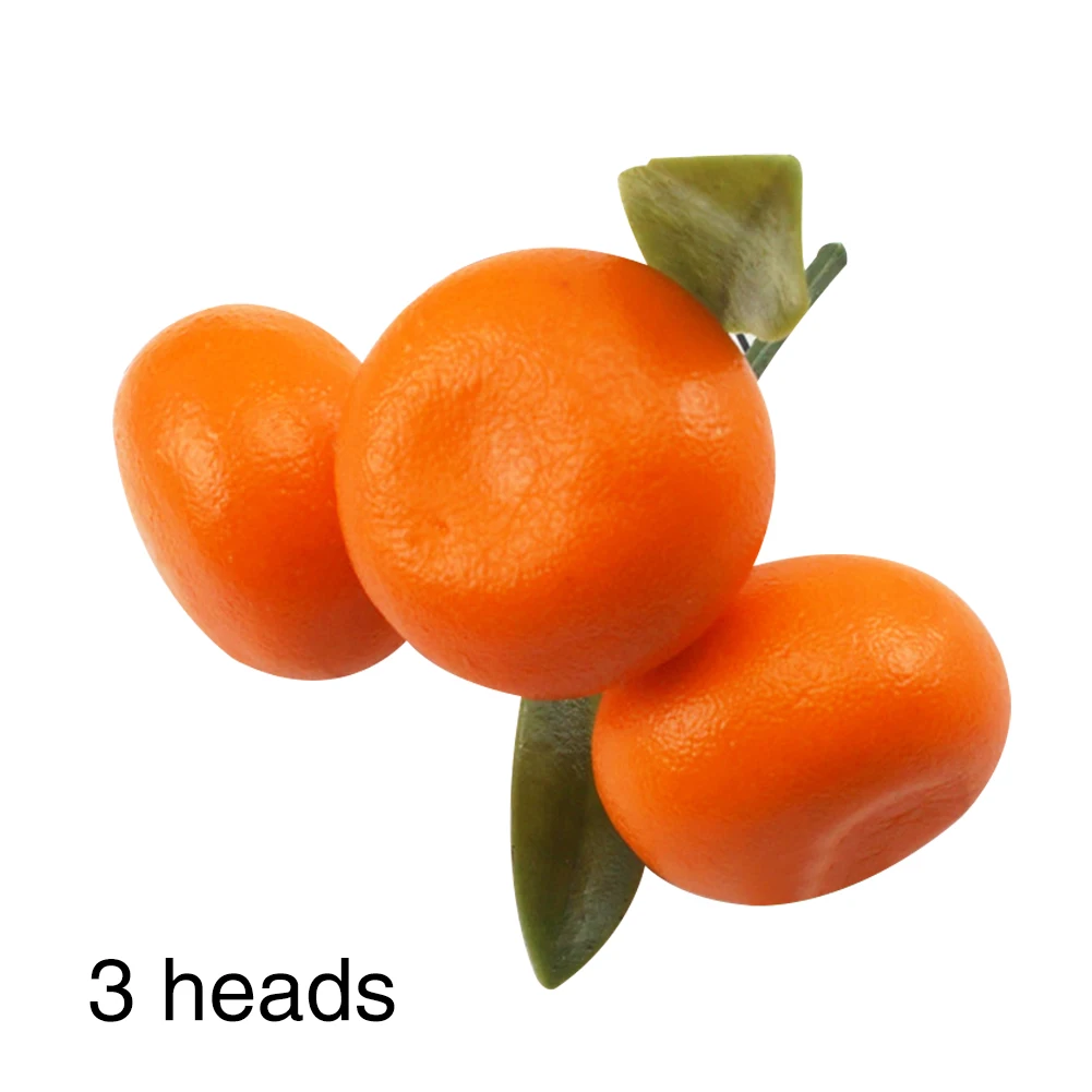 Реалистичные маленькие Мандариновые настольные праздничные украшения для кухни