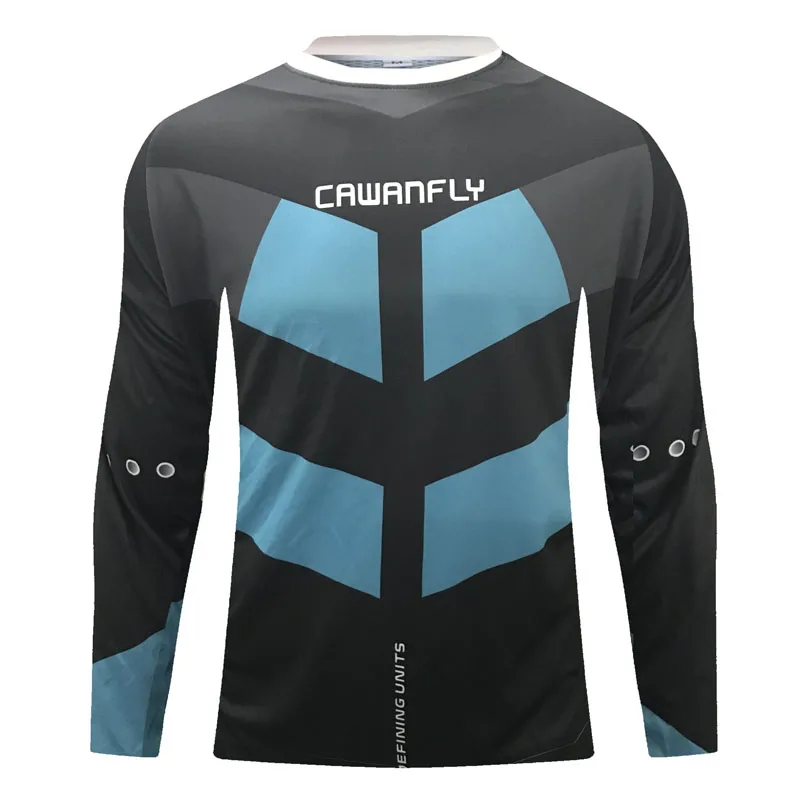 

Winter Long Sleeve Quick Dry MTB Jersey Motocross DH Wear BMX Cycling Mountain Bike Clothing Downhill T Shirt