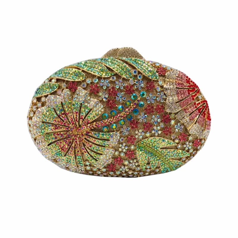 Нигерия выпускает новый клатч с кристаллами для дам роскошная женская вечерняя