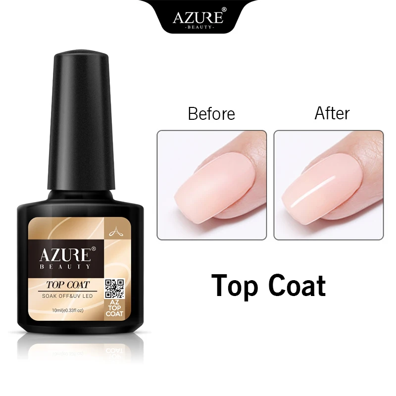 Azure beauty 5 шт./лот не протирать базовое верхнее покрытие замочить от