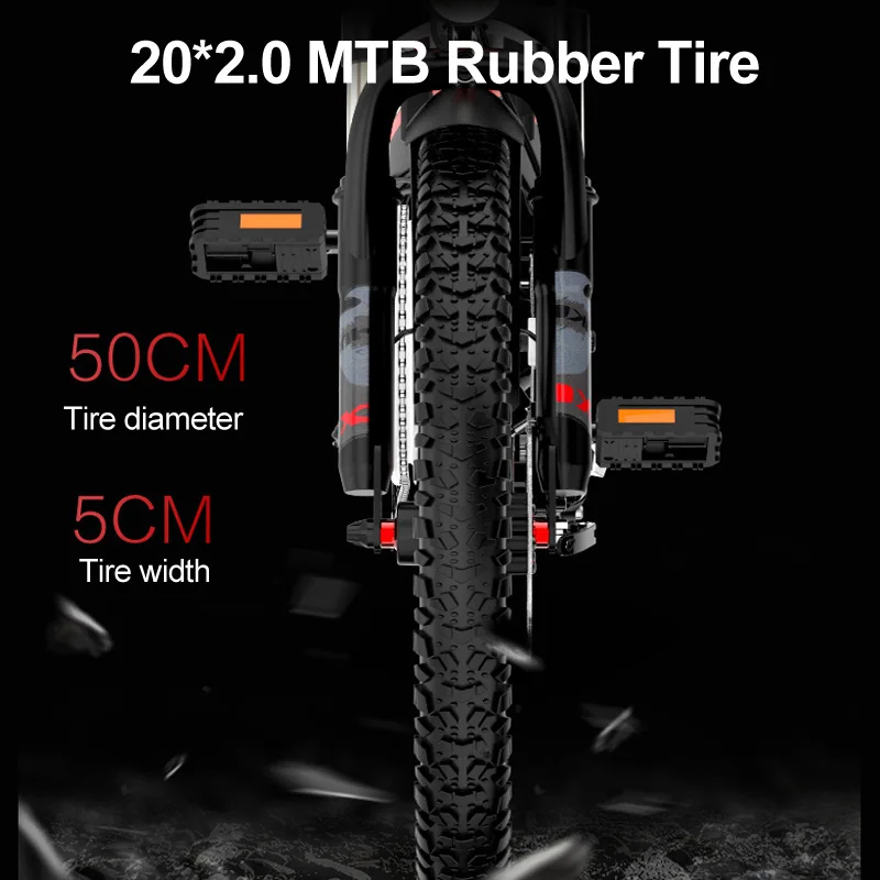 Мощный электрический велосипед 20 дюймов литиевая батарея 400 Вт 48 в 10.4 Ач/14 5 Ач с ЖК