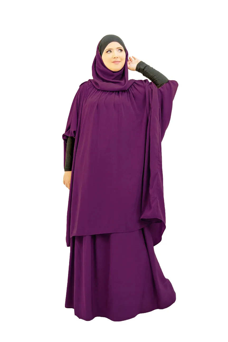 Длинное платье макси с капюшоном для мусульманской женщины химар|Мусульманская