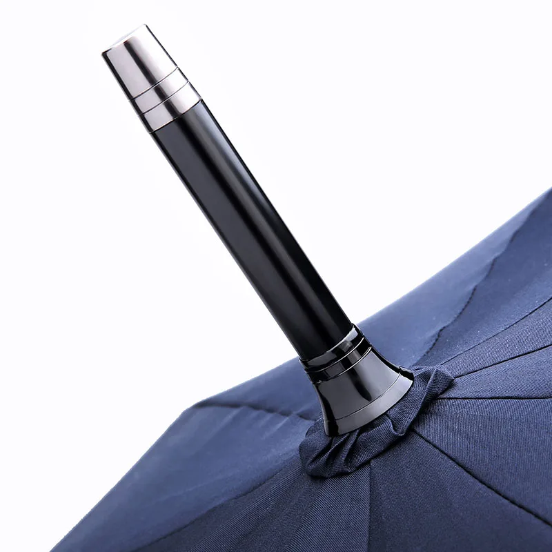 Economici Di Lusso Lungo Ombrello Uomo Vintage Forte Antivento Extra Large Coppia Ombrello Gancio Maniglia Di Parapluie Homme Grande Ombrello AB50UB