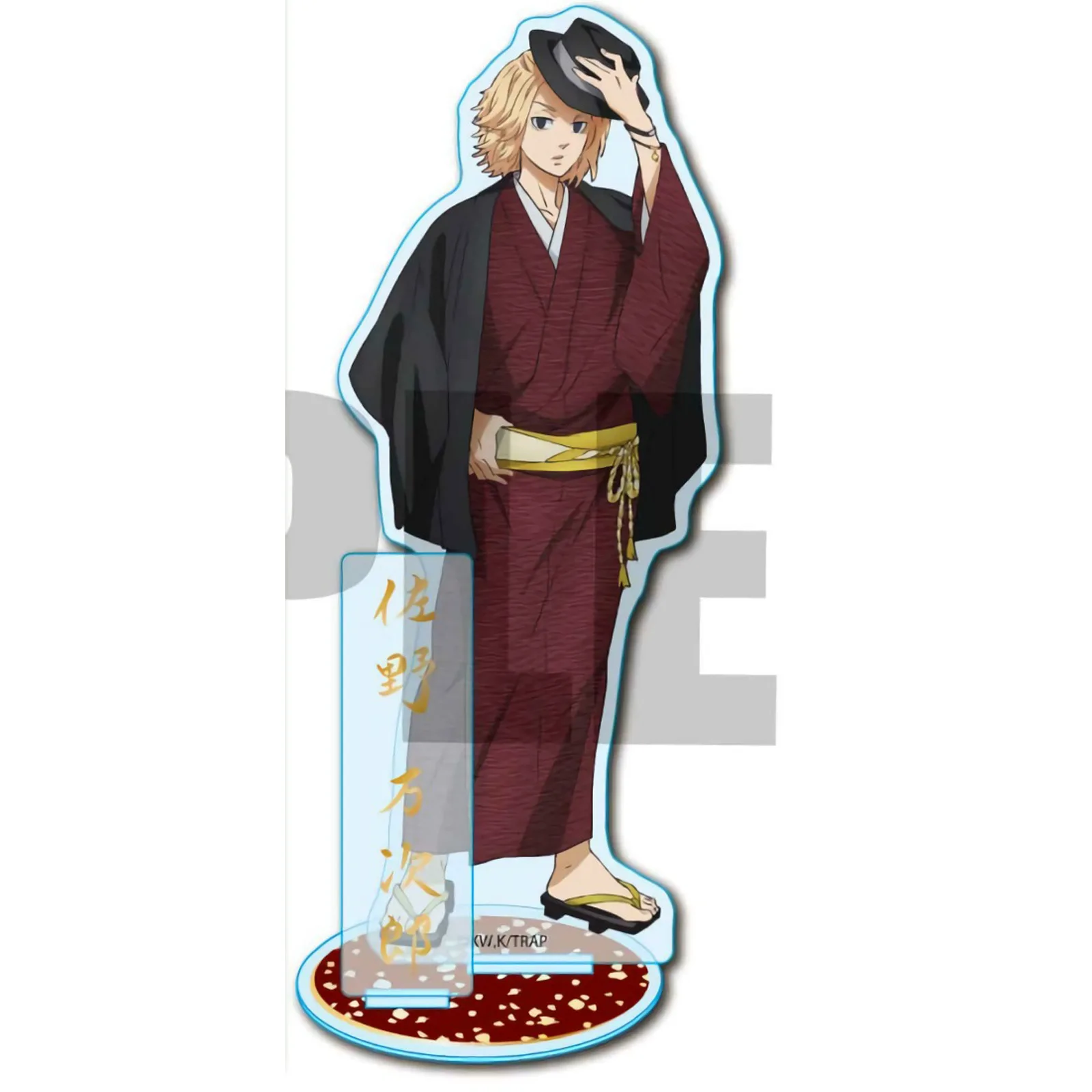 

Фигурка мангиро Сано из аниме «Токийский мстители», акриловая японская модель кимоно Ken Ryuguji с подставкой в подарок, декоративные экшн-фигур...