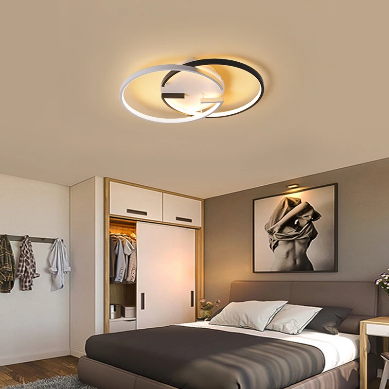 Chandelierrec AC90-260V потолочные люстры светильники Современные светодиодные люстры Гостиная Спальня низкие потолки канделябро