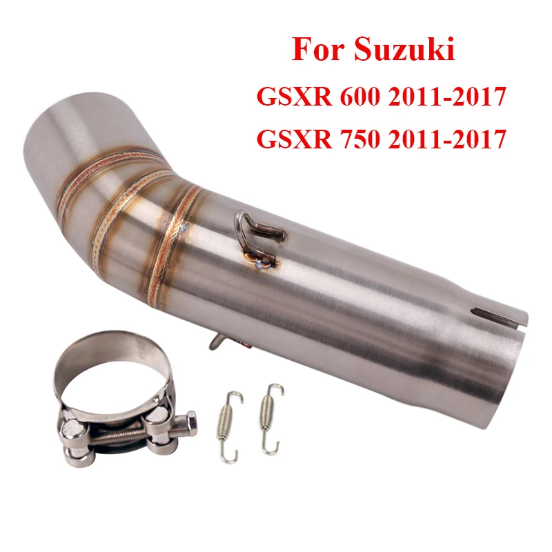 Средняя Соединительная труба слипоны для Suzuki GSXR600 GSXR750 2011-2020 средняя выхлопная