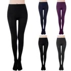 Зимние теплые женские леггинсы, однотонные штаны холодной устойчивости, эластичные удобные теплые облегающие Леггинсы для йоги и фитнеса