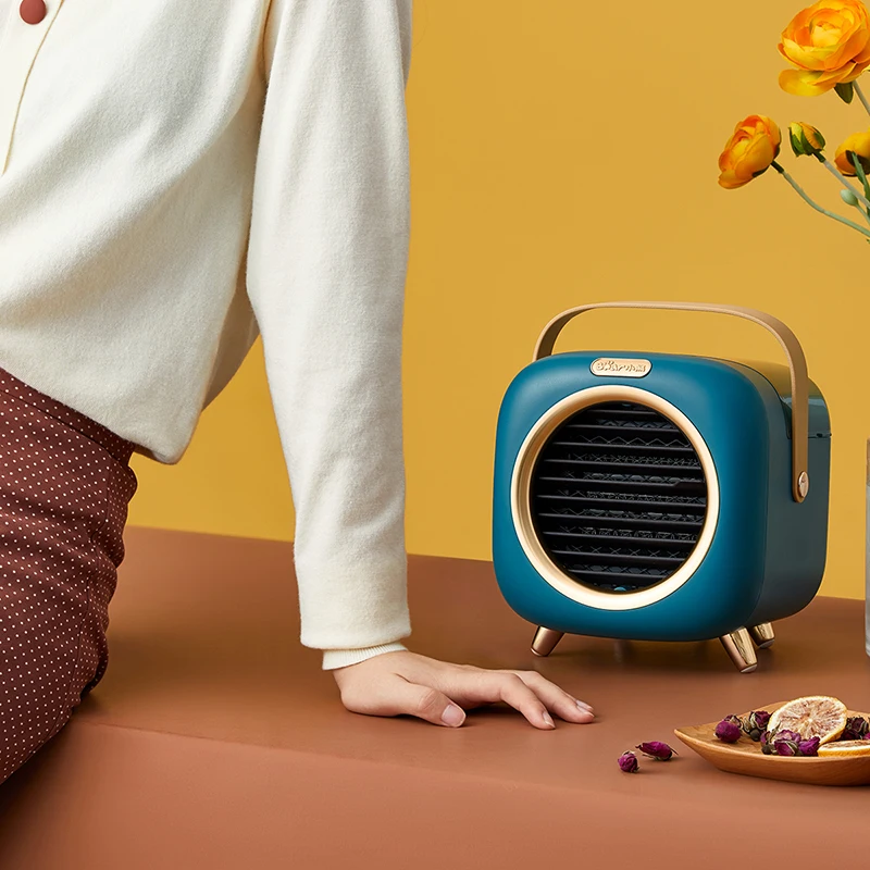 220 В бытовой мини Настольный Электрический тепловентилятор 2 в 1 с подогревом