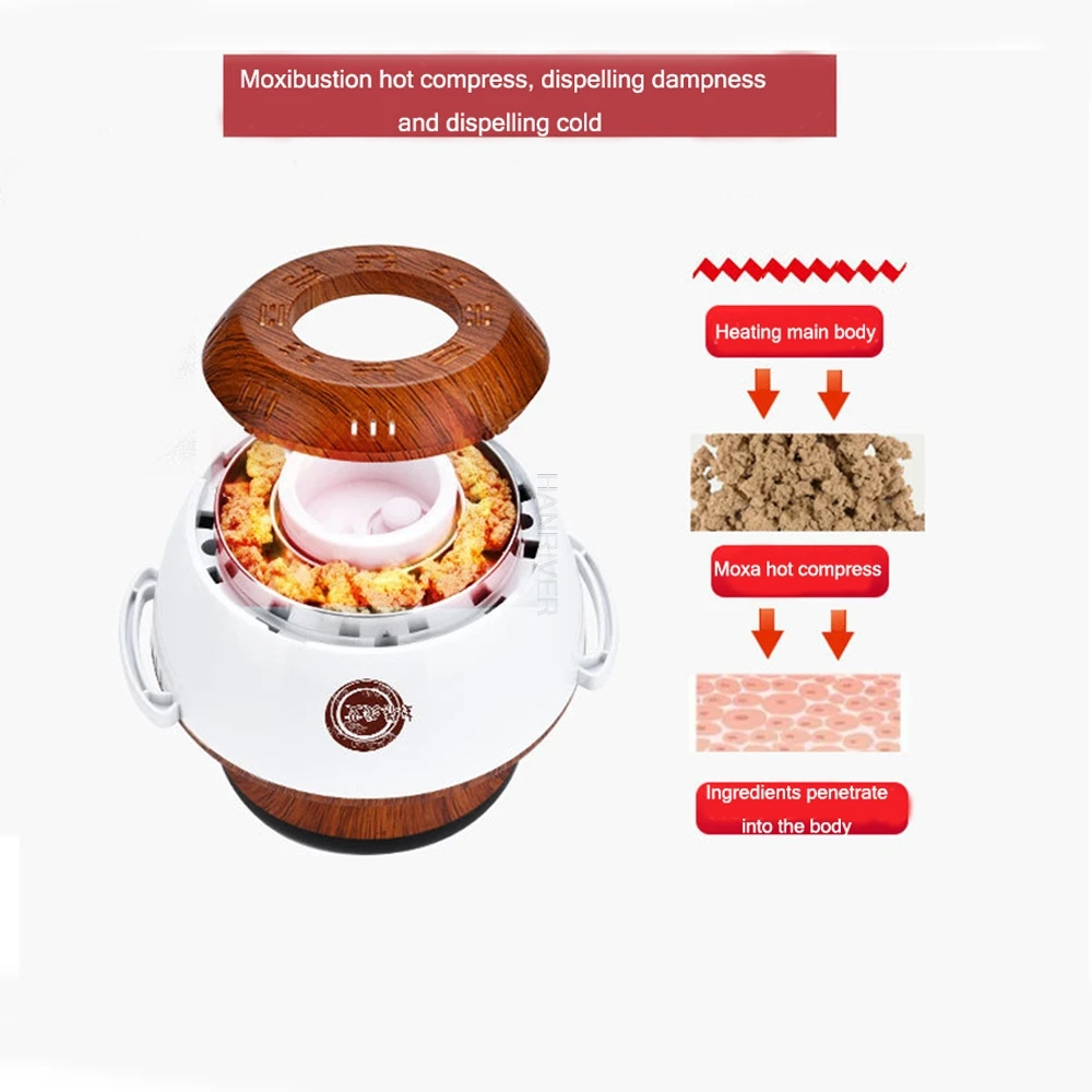 Портативное умное электронное устройство для тела полынь мокса терапия теплая