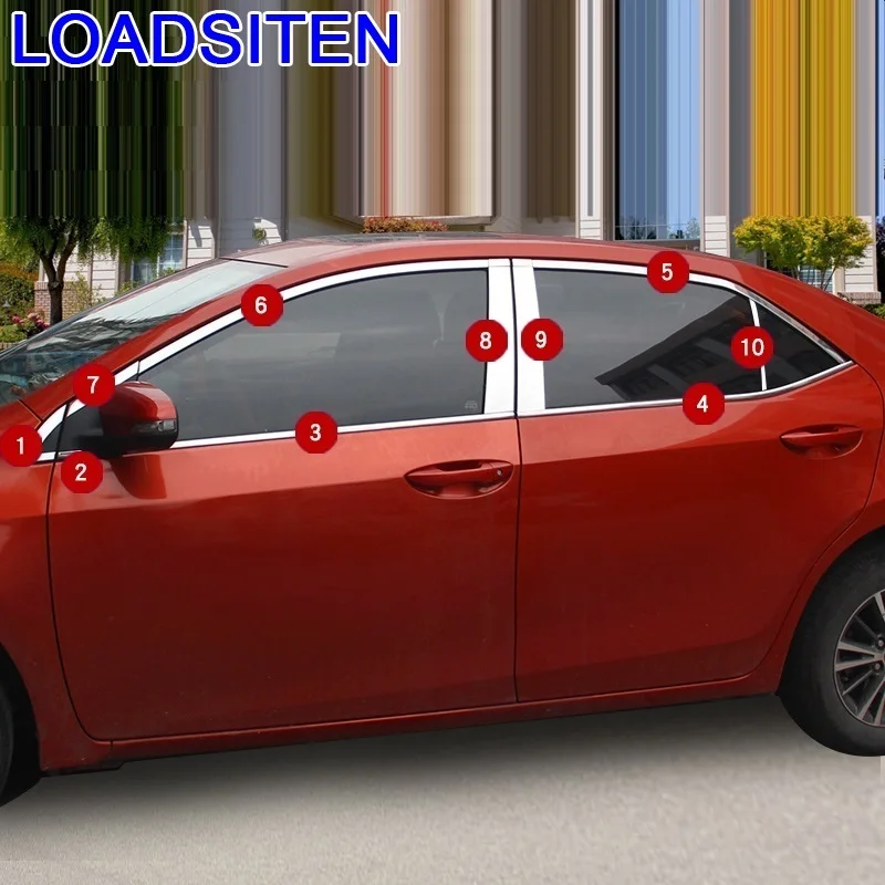 Декоративный хромовый Автомобильный авто-наковальний оконный внешний