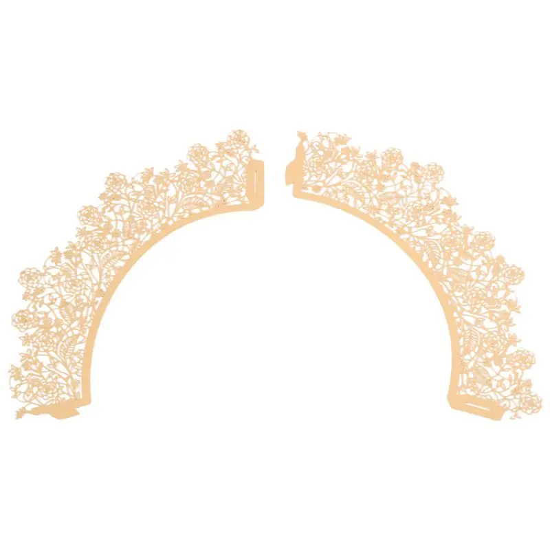 100 шт. кружевные пустотелые вкладыши для кекса бумажные стаканчики торта товары