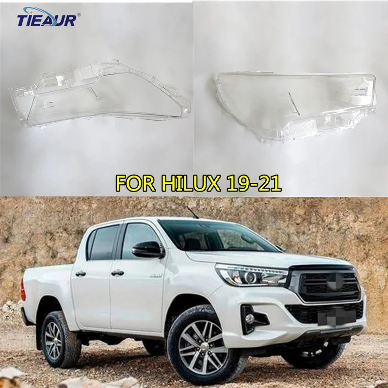 

Высококачественная яркая Крышка для объектива для HILUS 2019 2020 2021 автомобильный большой абажур прозрачная оболочка «сделай сам»